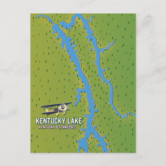 Kentucky Lake USA Postkarte (Vorderseite)