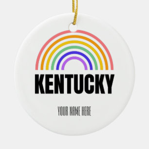 Kentucky - Louisville - Travel - Lexington Keramik Ornament