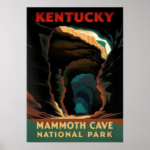 Kentucky Mammoth Cave National Park V03 Poster