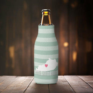 Kentucky Map Zuhause Staat Liebe mit benutzerdefin Flaschenkühler