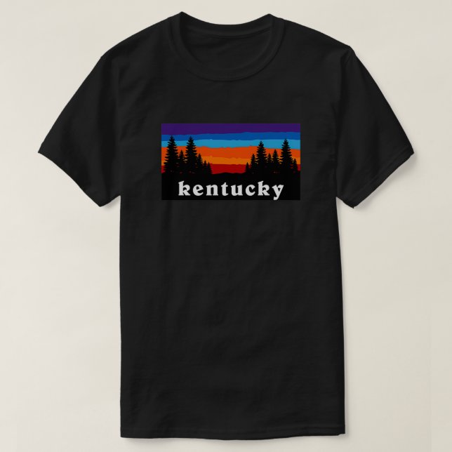Kentucky Mountains Wandern T-Shirt (Design vorne)