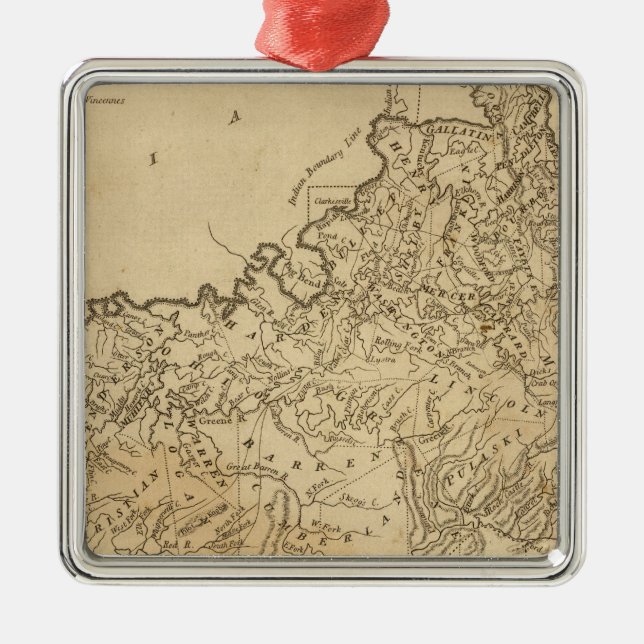 Kentucky Ornament Aus Metall (Vorne)
