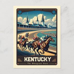 Kentucky Patriotischer Geist Vintage Postkarte