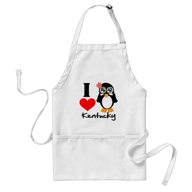 Kentucky Penguin - I Liebe Kentucky Schürze (Vorne)