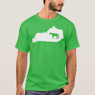 Kentucky Pferdekarte Geschenk für Frauen, Männer u T-Shirt
