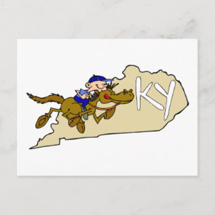 Kentucky Pferderennen Postkarte