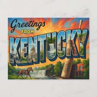 KENTUCKY Postcard Postkarte