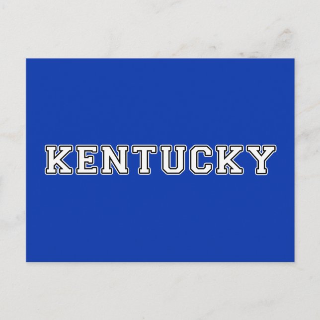 Kentucky Postkarte (Vorderseite)