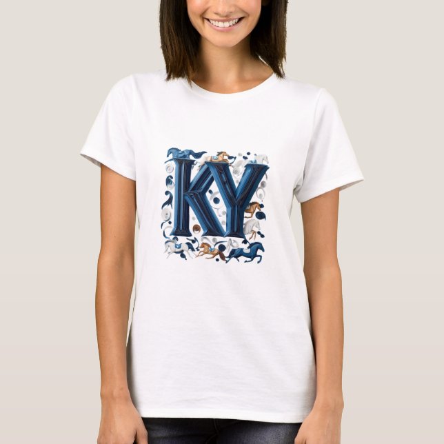 Kentucky Pride: Reittiere T-Shirt (Vorderseite)