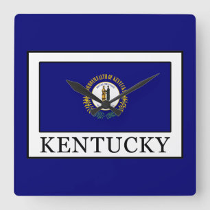 Kentucky Quadratische Wanduhr