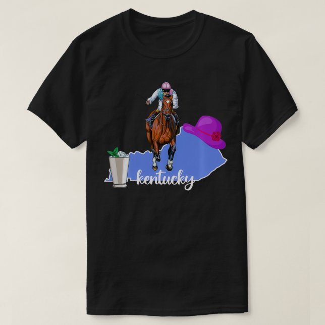 Kentucky Racing Lover Derby Party T-Shirt (Design vorne)