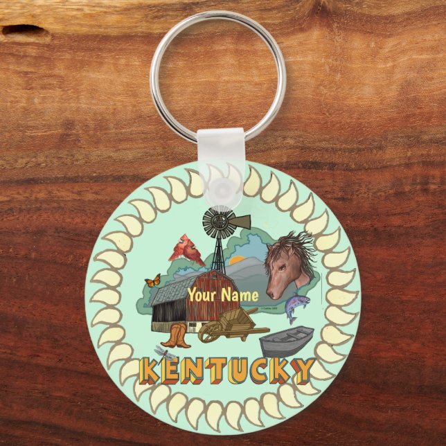 Kentucky Schlüsselanhänger (Vorderseite)