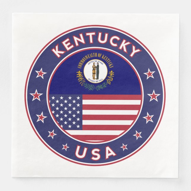Kentucky Serviette (Vorderseite)