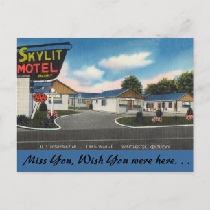Kentucky, Skylit Motel, Winchester Postkarte