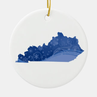 Kentucky Snowflakes-Ornament Keramik Ornament
