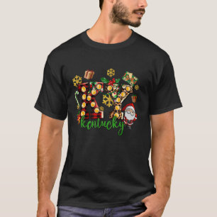 Kentucky Staat Buffalo Kariert Weihnachten Weihnac T-Shirt
