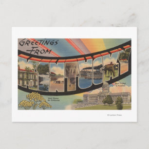 Kentucky (Staat Hauptstadt/Blume) Postkarte