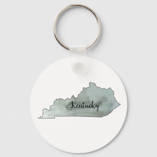 Kentucky Staat Illustration Schlüsselanhänger (Vorderseite)