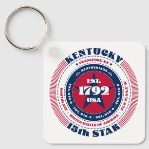 Kentucky Staat Schlüsselanhänger