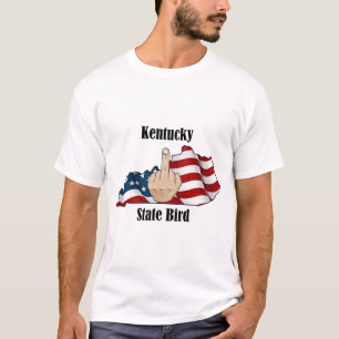 Kentucky Staat Vogel T - Shirt Mittelfinger