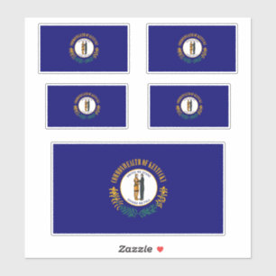Kentucky State Flag Design Aufkleber