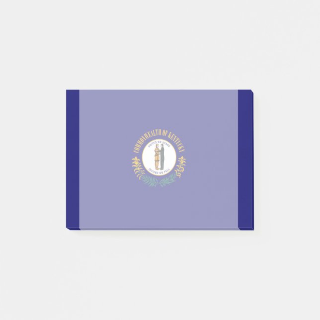 Kentucky State Flag Design Post-it Klebezettel (Vorderseite)