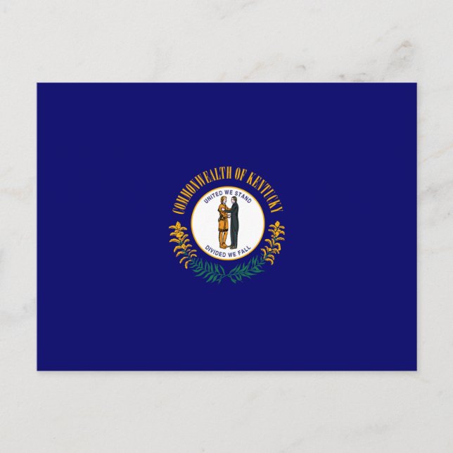 Kentucky State Flag Design Postkarte (Vorderseite)