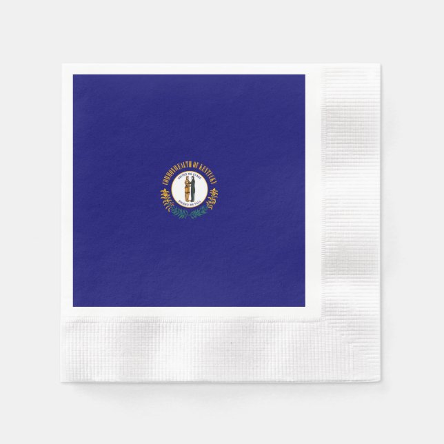 Kentucky State Flag Design Serviette (Vorderseite)