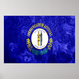 Kentucky State Flag Poster