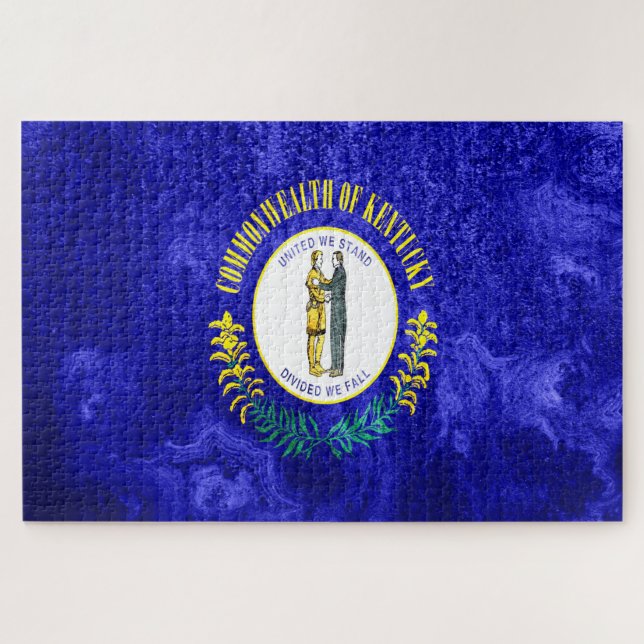 Kentucky State Flag Puzzle (Horizontal)