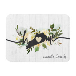 Kentucky State Personalisiert Ihre Heimatstadt Rus Magnet