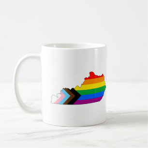 Kentucky State Pride LGBTQ Progress Pride Kaffeetasse