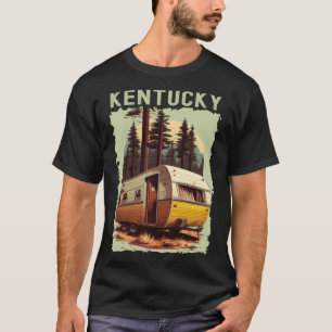 Kentucky Sunset Retro 70er Vintages Wandern Campin T-Shirt