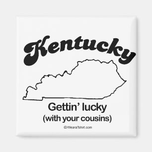 KENTUCKY - T - Shirt "KENTUCKY STAAT MOTTO" und GE Magnet