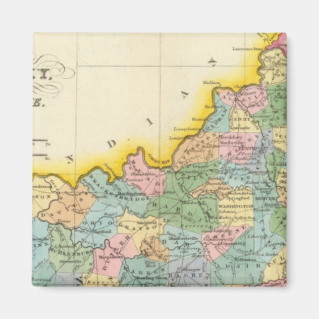 Kentucky, Tennessee 4 Magnet (Vorne)