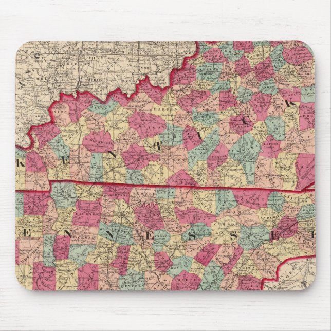Kentucky und Tennessee 2 Mousepad (Vorne)
