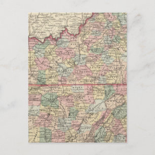 Kentucky und Tennessee 2 Postkarte