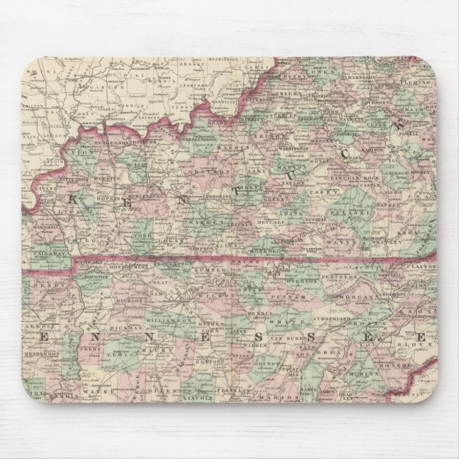 Kentucky und Tennessee Mousepad (Vorne)