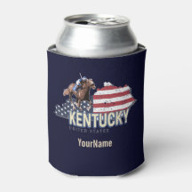 Kentucky United Staaten Retro Staat Map Vintag USA