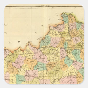 Kentucky US Quadratischer Aufkleber