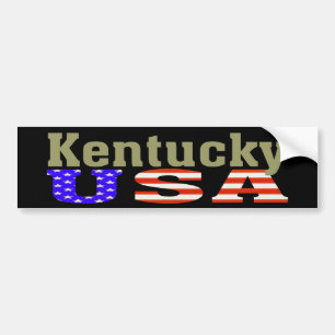 Kentucky USA! Autoaufkleber