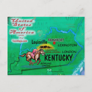 Kentucky USA Card Postkarte