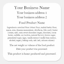 Kentucky Zuhause Baker Labels