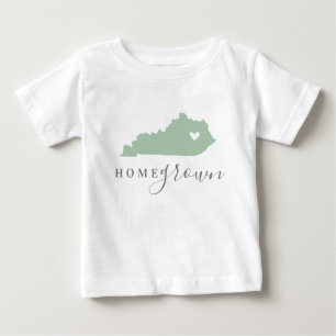 Kentucky Zuhause Grown   Staat-Karte bearbeiten Baby T-shirt