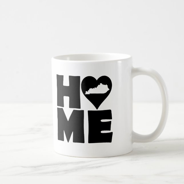 Kentucky Zuhause Heart Staat Tasse oder Travel Mug (Rechts)