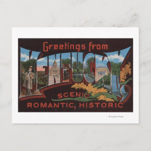 KentuckyGroße BuchstabenszenenKentucky 2 Postkarte