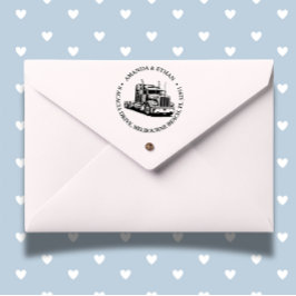 kenworth Semi Truck Theme Permastempel