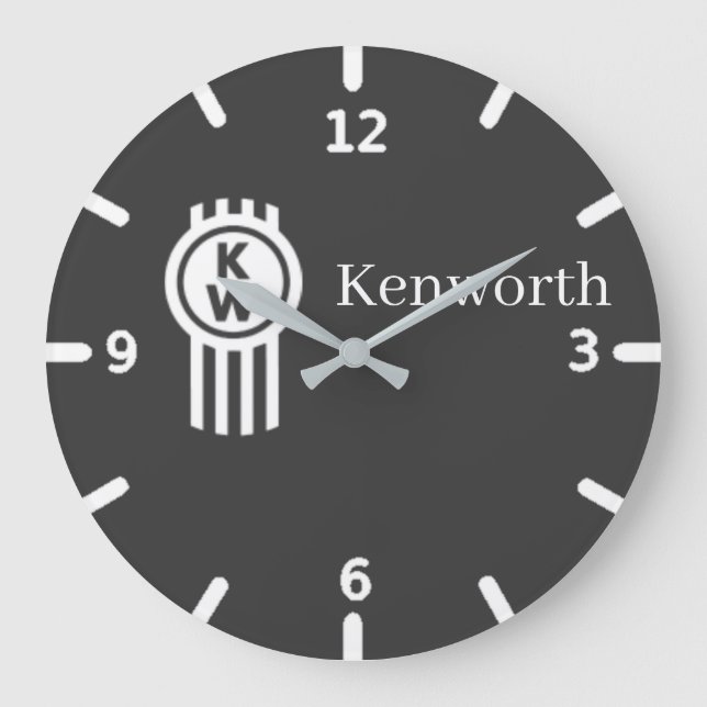 Kenworth-Uhr Große Wanduhr (Vorderseite)