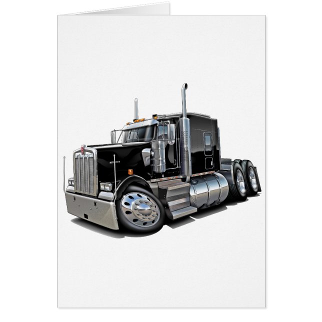 Kenworth w900 Black Truck (Vorne)
