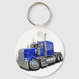 Kenworth w900 Blau-LKW Schlüsselanhänger
